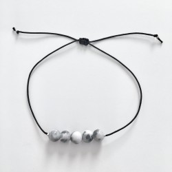 Gris Chiné Bracelet Femme