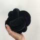 Patte de Velours Noir Coussin Noeud