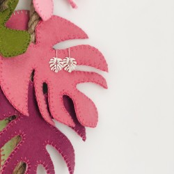 Monstera Boucles d'Oreilles
