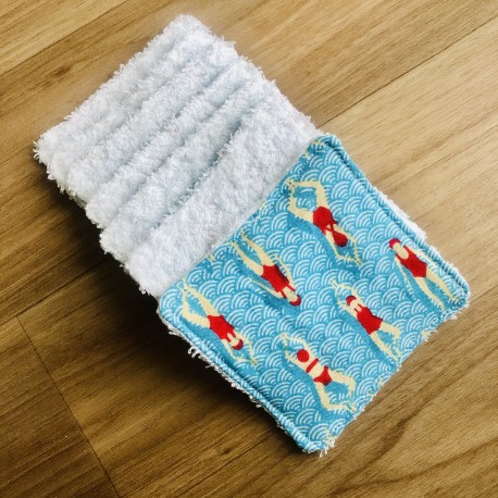 Le Grand Bain Semainier Carrés de Coton Démaquillants Lavables